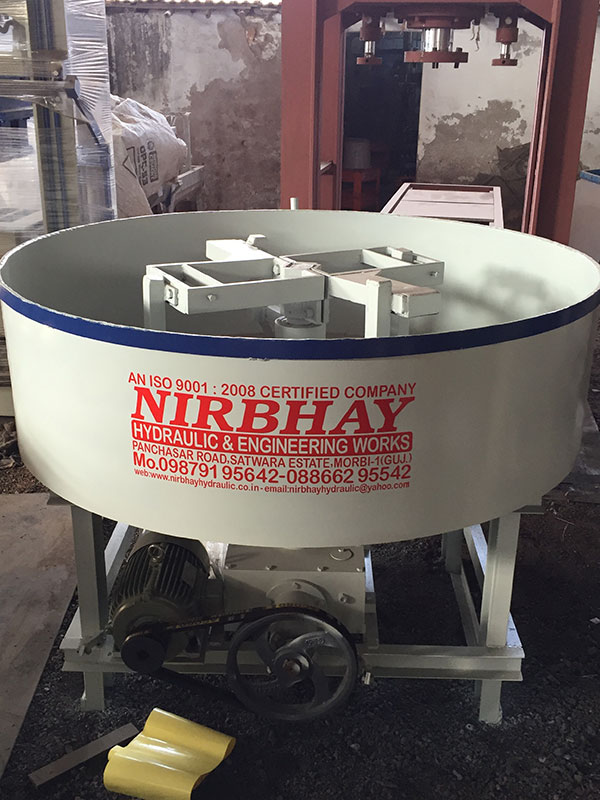 Manufacturer of Pan Mixer in Morbi Gujarat India